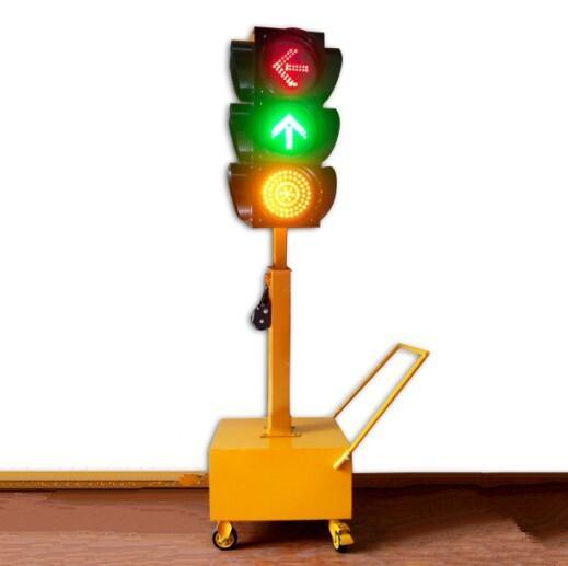 移动式太阳能交通信号灯 箭头指示灯十字路口专用红绿灯 便携式灯